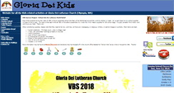 Desktop Screenshot of gloriadeikids.org